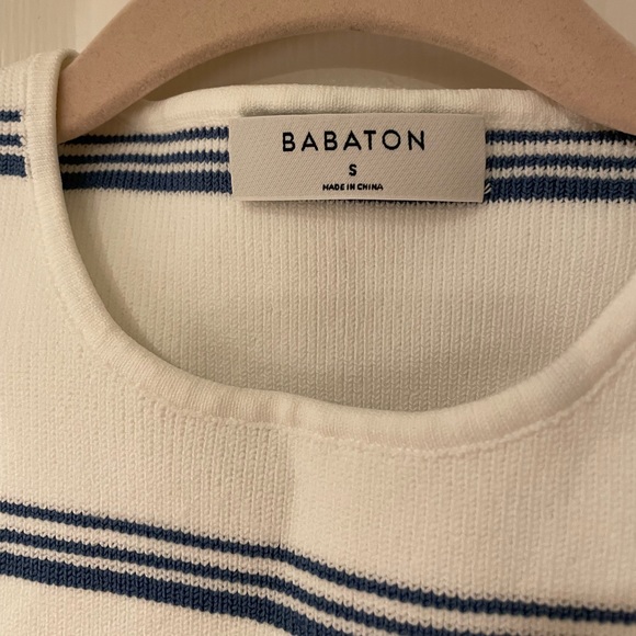 ARITZIA - Babaton Ribbed Striped Crop Top - Picture 3 of 3